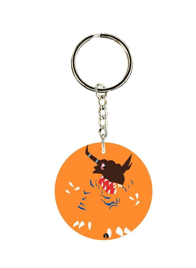 BP Anime Digimon Double Side Printed Keychain 