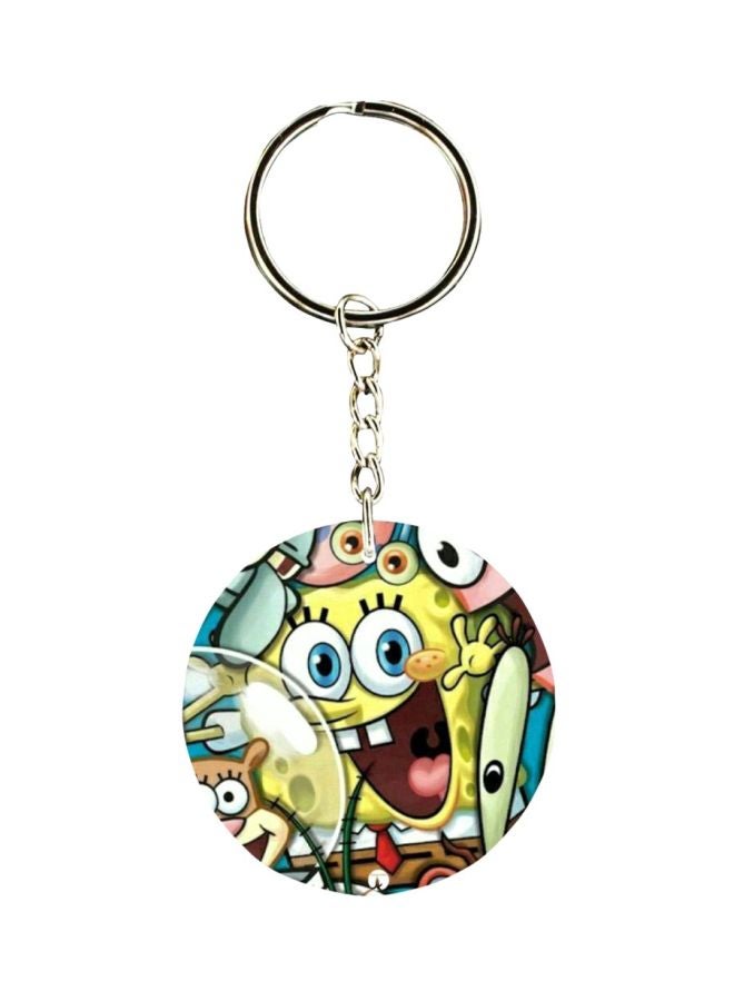 BP Spongebob Printed Keychain