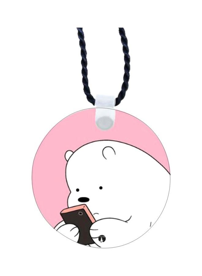 BP We Bare Bear Printed Car Mirror Pendant