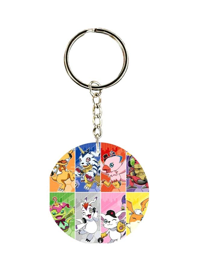 بي بي سلسلة مفاتيح بتصميم من مسلسل الأنمي Digimon