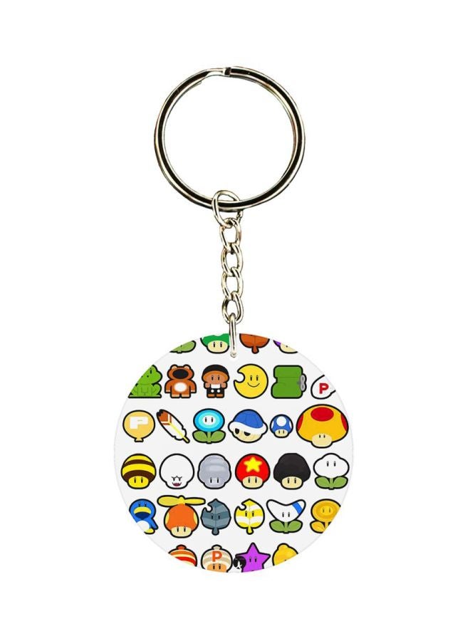 بي بي سلسلة مفاتيح مطبوعة بشخصية سوبر ماريو
