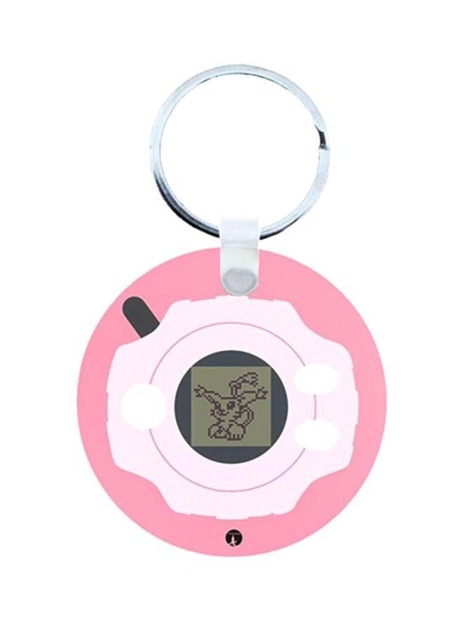 بي بي سلسلة مفاتيح مزينة بطبعة سلسلة الرسوم المتحركة "Digimon"