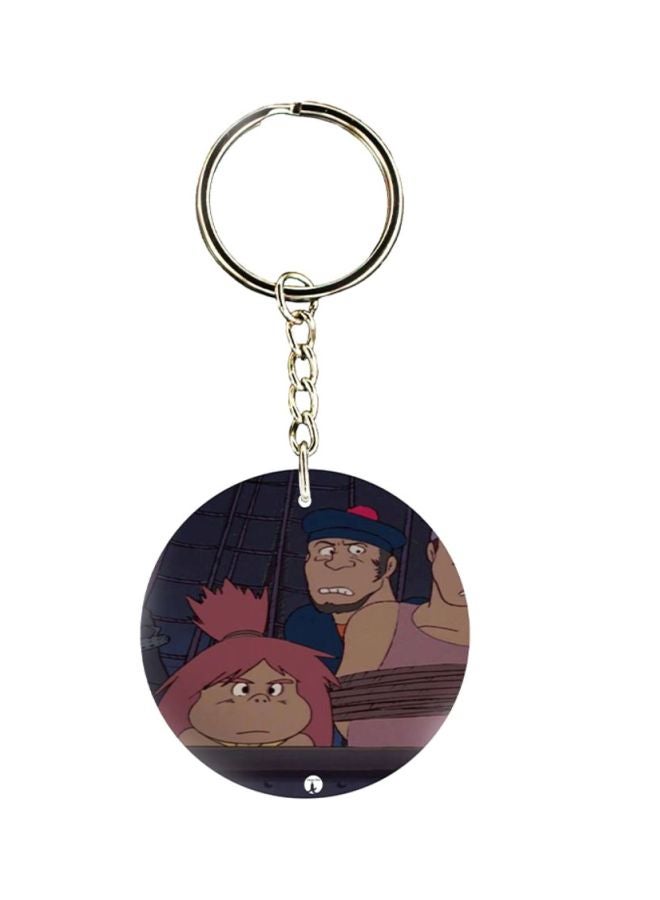 BP Adnan And Lina Anime Printed Keychain