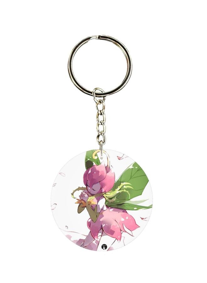BP Digimon Double Side Printed Keychain