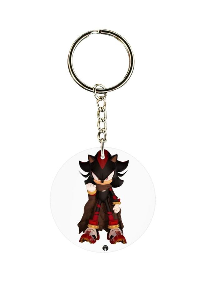 BP Double Sided Sonic Printed Keychain 