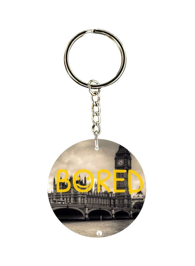 BP Sherlock Printed Keychain