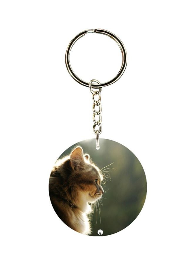 BP Cat Printed Keychain