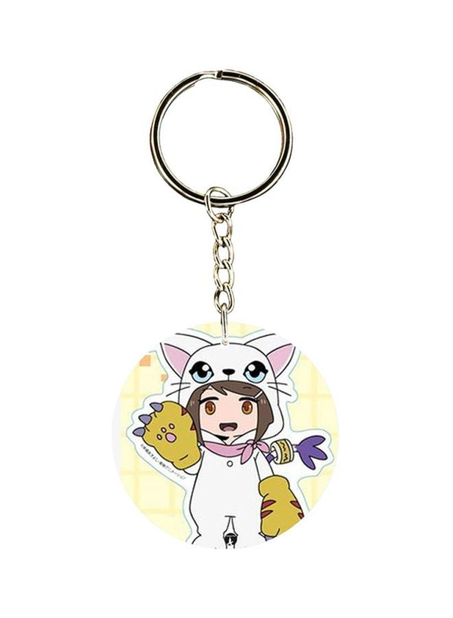 BP Anime Digimon Printed Keychain