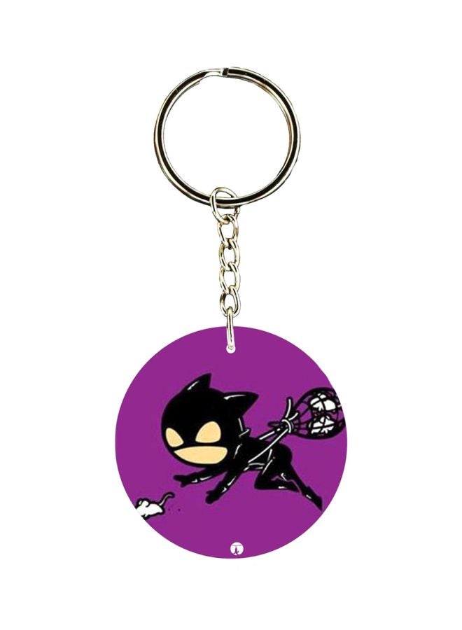 بي بي سلسلة مفاتيح بطبعة شخصية كات ومان