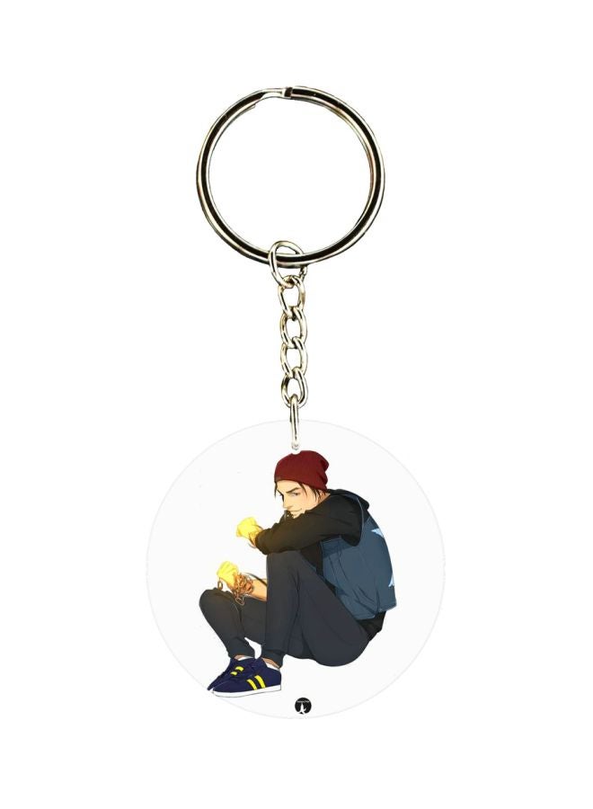 BP The Infamous Second Son Video Game Printed Keychain