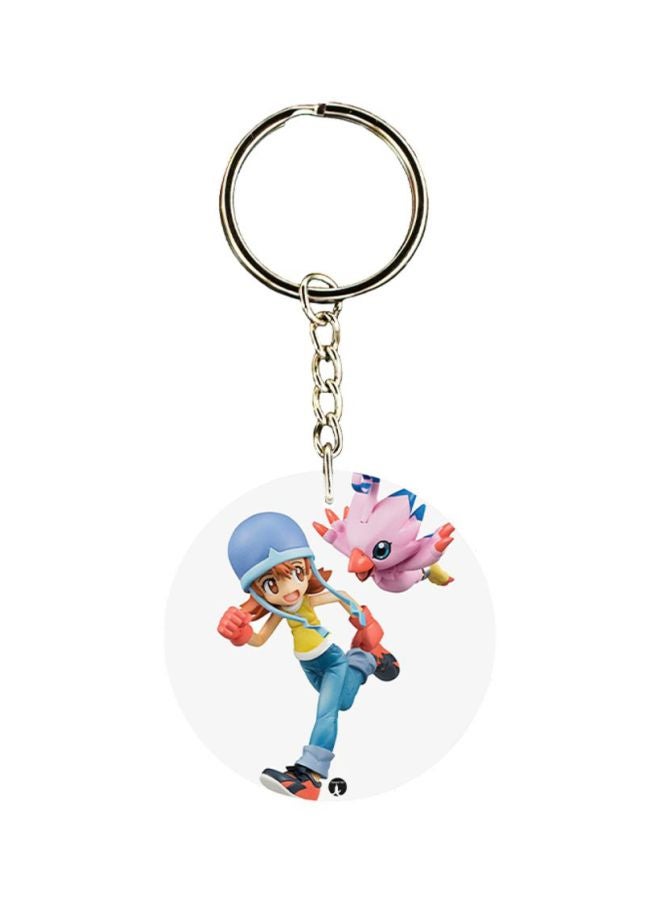 BP Anime Digimon Printed Plastic Keychain