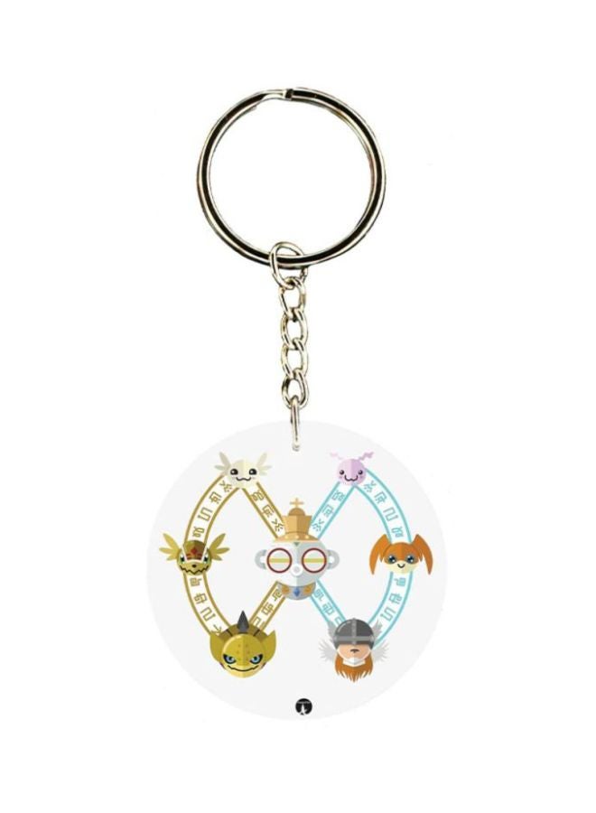 BP Anime Digimon Printed Keychain