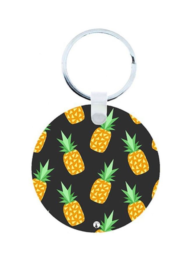 بي بي سلسلة مفاتيح بطبعة أناناس
