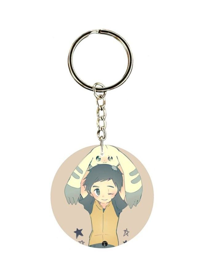 BP Anime Digimon Double Side Printed Keychain