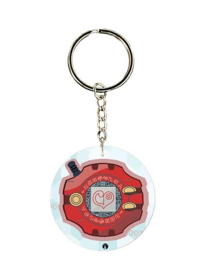 BP Anime Digimon Double Side Printed Keychain