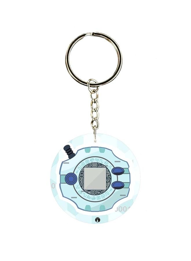 بي بي سلسلة مفاتيح مزينة بطبعة سلسلة الرسوم المتحركة "Digimon"