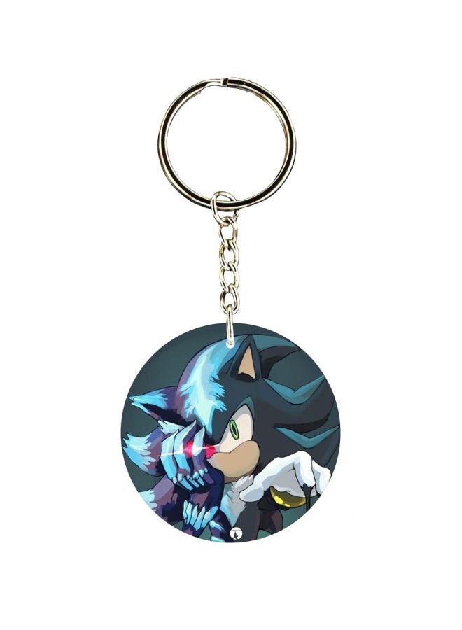BP Sonic Printed Keychain