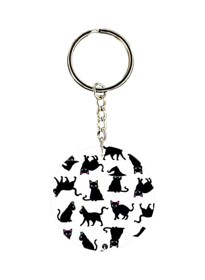 BP Cats Printed Keychain