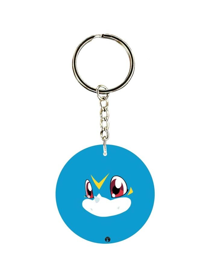 BP Double Sided Anime Digimon Printed Keychain 