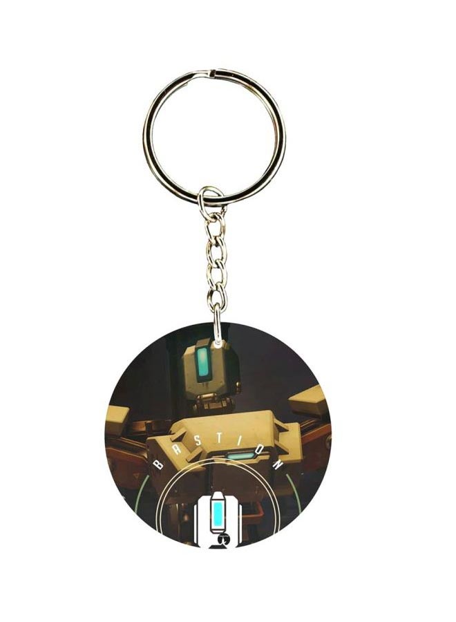 BP Video Game Overwatch Double Side Printed Keychain