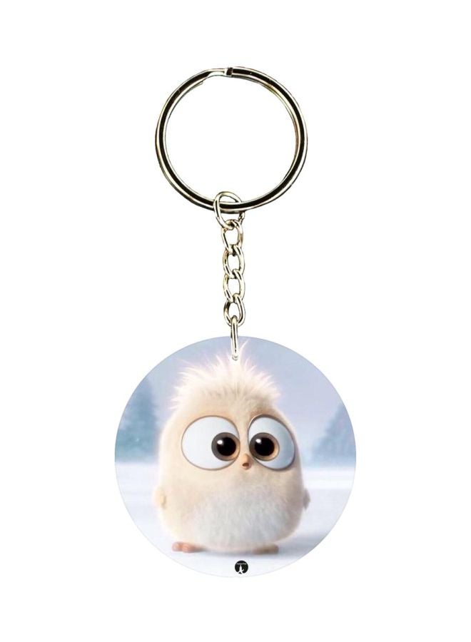 BP Angry Birds Printed Keychain 