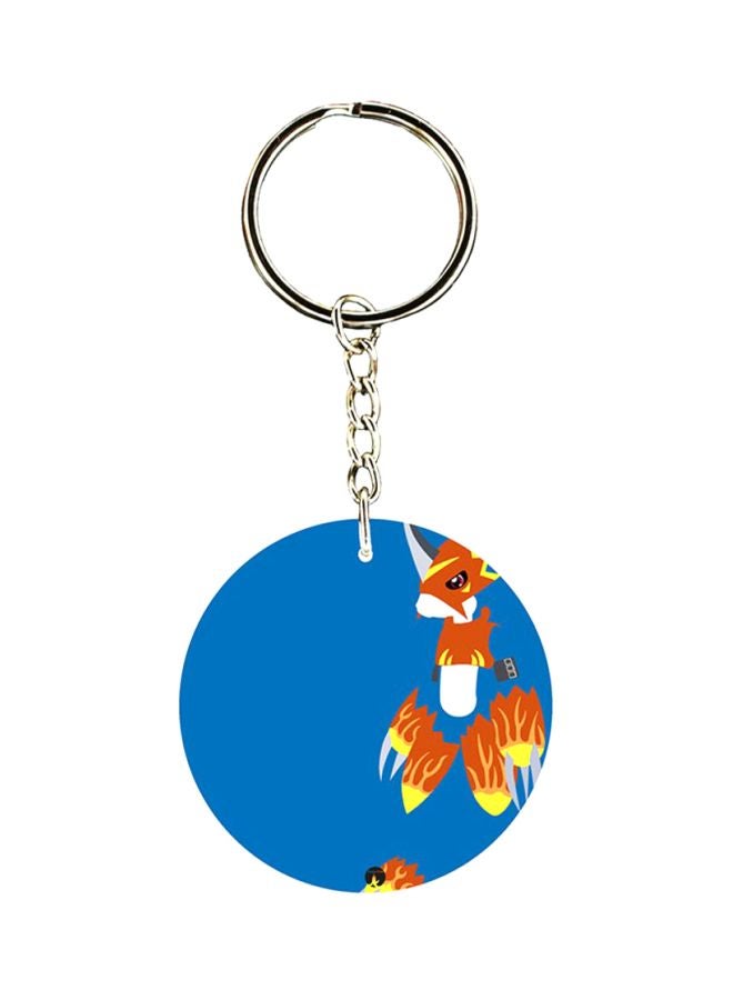 BP Anime Digimon Printed Plastic Keychain