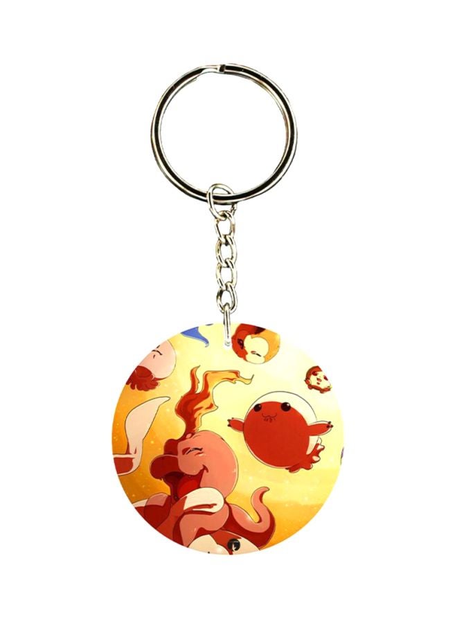 BP Anime Digimon Printed Plastic Keychain