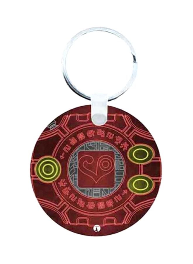 BP Digimon Anime Printed Wooden Keychain