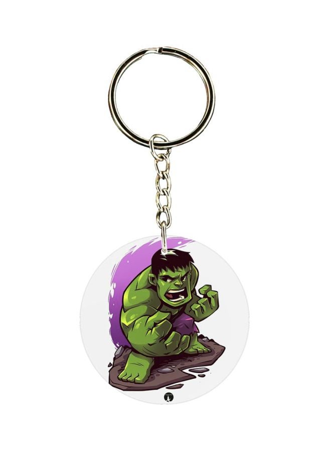 BP Hulk Printed Keychain