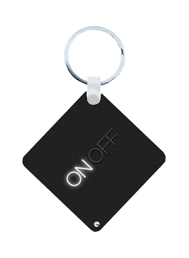 بي بي سلسلة مفاتيح بعبارة باللغة الإنجليزية