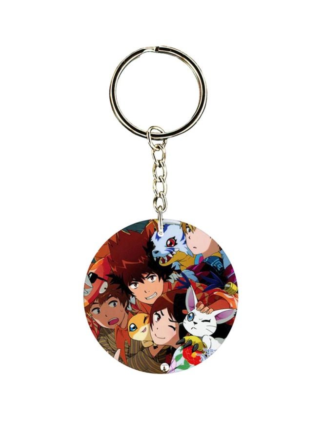 BP Digimon Printed Plastic Keychain