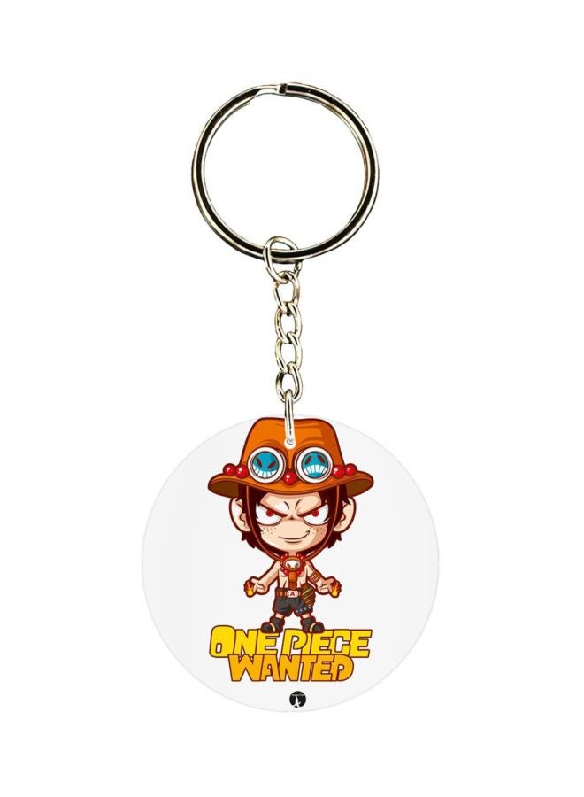 بي بي سلسلة مفاتيح بطبعة عبارة "One Piece"