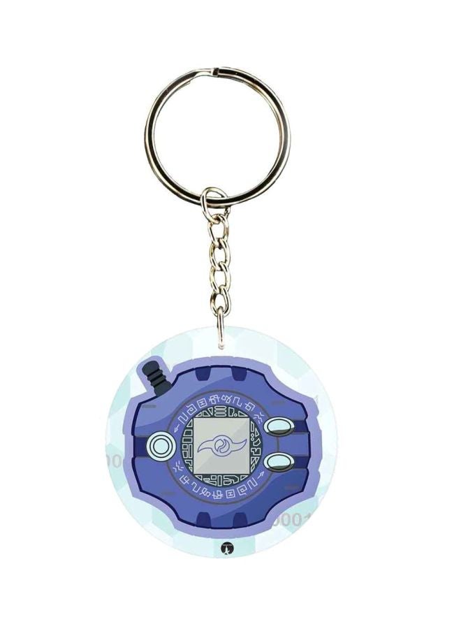 BP Anime Digimon Double Side Printed Keychain