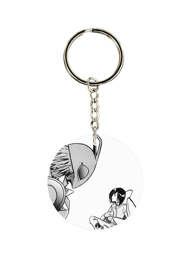 BP Anime Digimon Double Side Printed Keychain