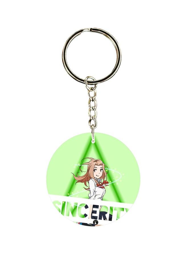 BP Anime Digimon Double Side Printed Keychain