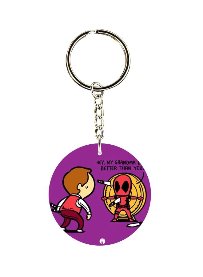 BP Dead Pool Printed Keychain