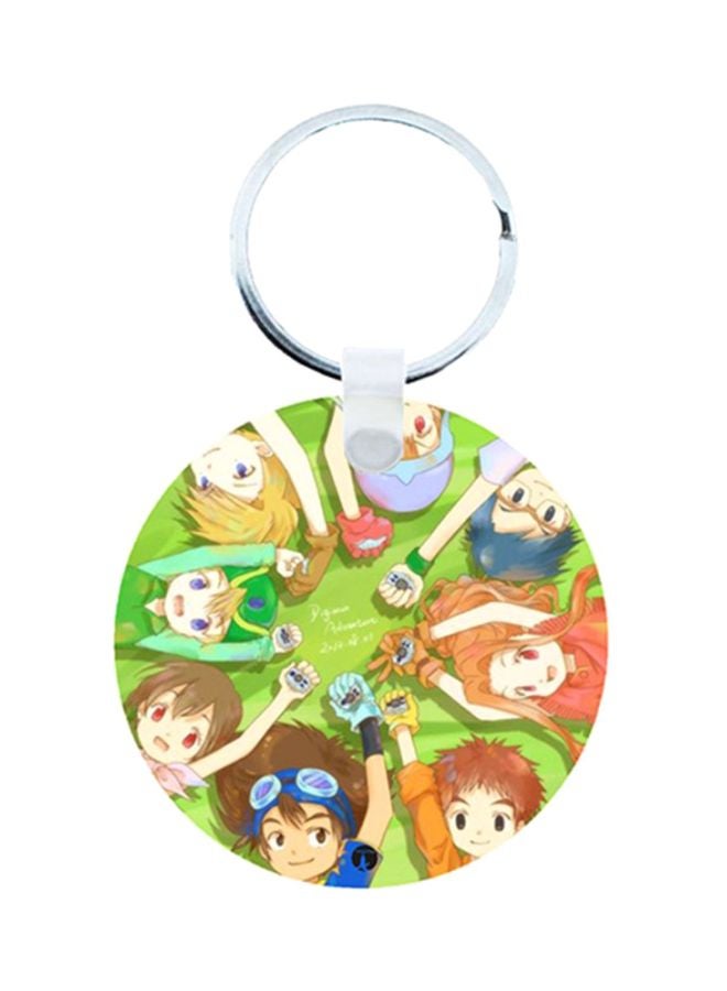 BP Digimon Wooden Keychain
