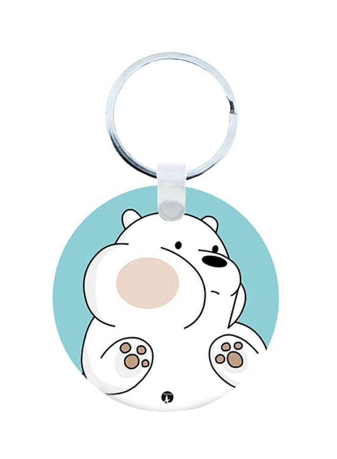 BP We Bare Bear Wooden Keychain