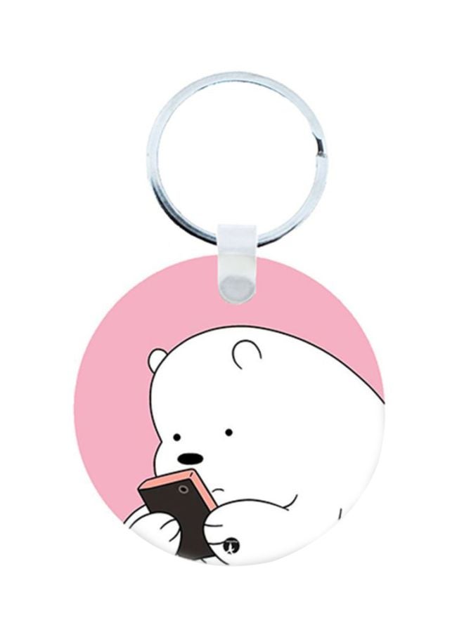 بي بي سلسلة خشبية بتصميم كارتون We Bare Bear