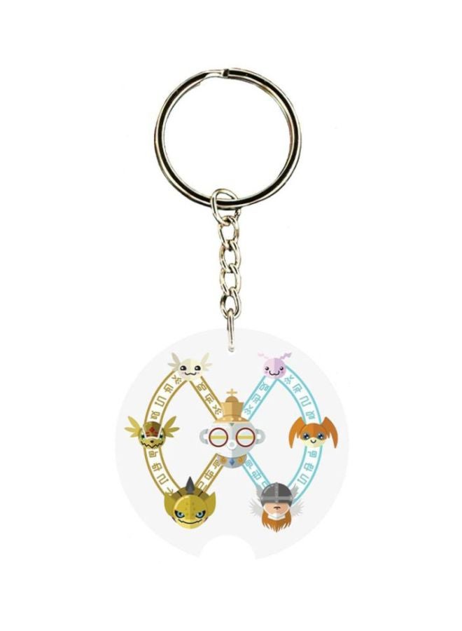 BP Digimon Anime Printed Keychain