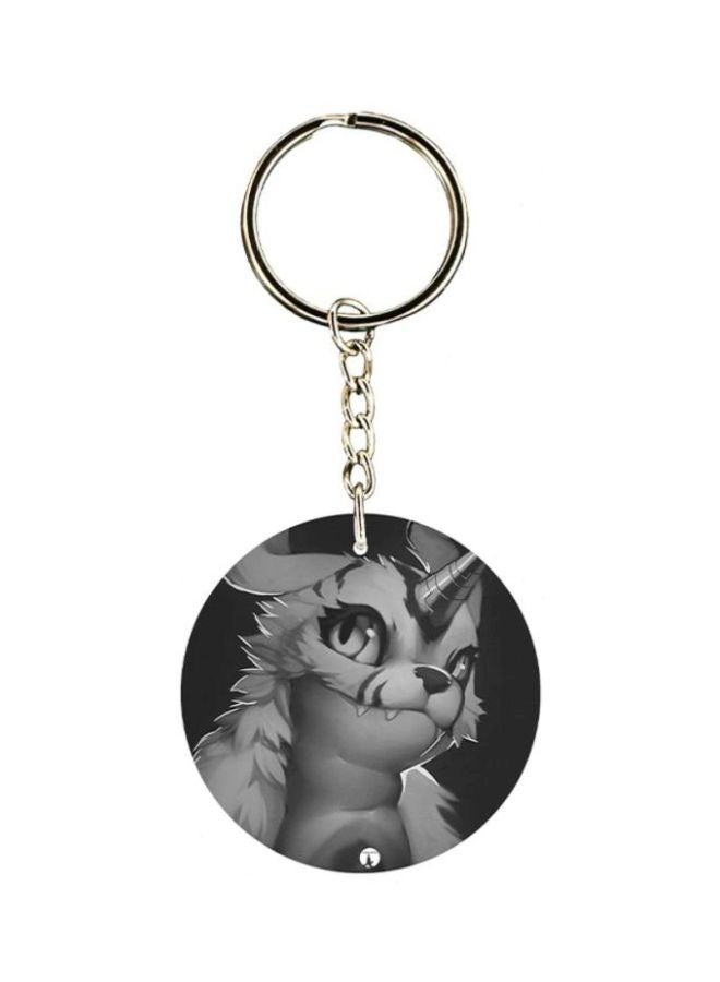 BP Digimon Anime Printed Keychain