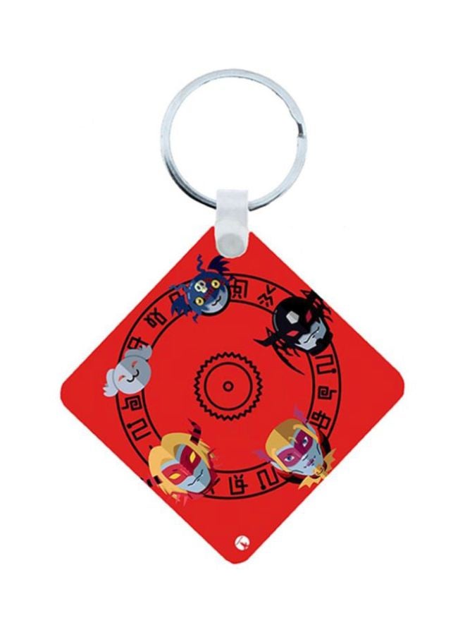 BP Digimon Anime Wooden Keychain