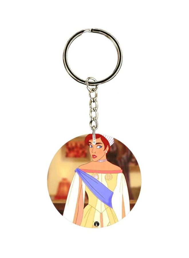 بي بي سلسلة مفاتيح من البلاستيك بطبعة من فيلم "Anastasia"