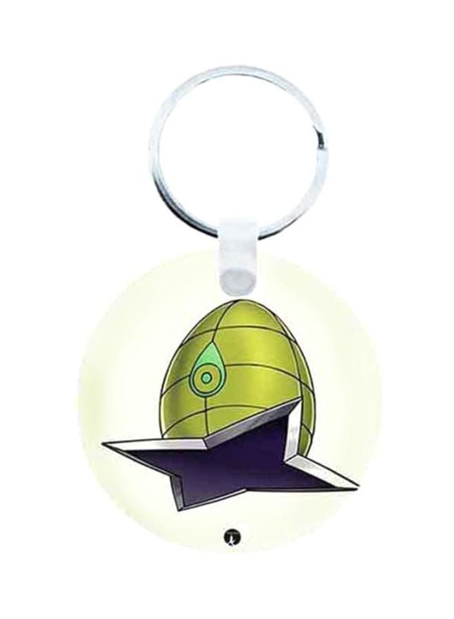 BP Digimon Anime Printed Wooden Keychain