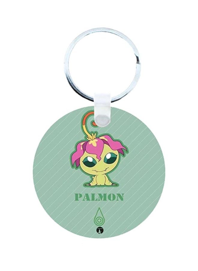 BP Digimon Anime Printed Wooden Keychain