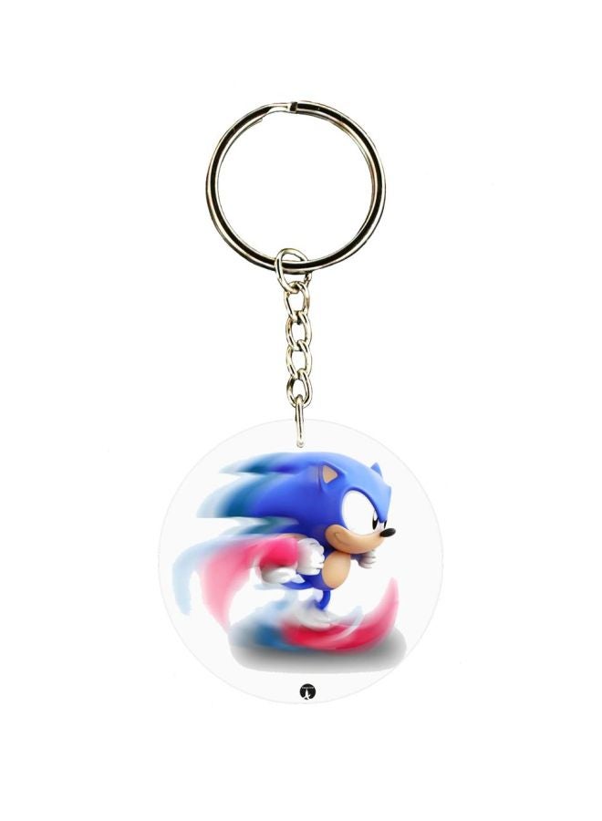 BP Sonic Printed Keychain