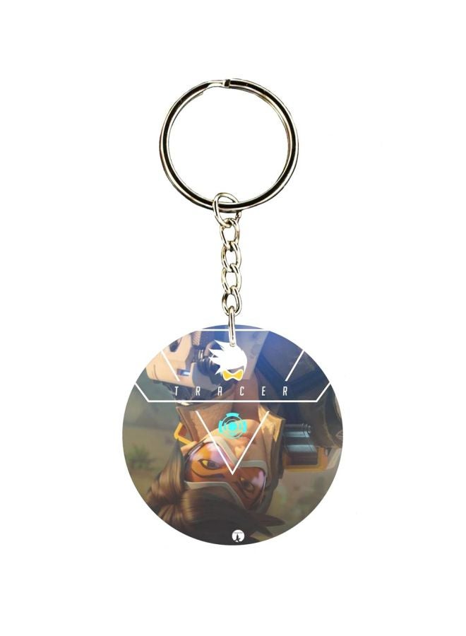 BP Overwatch Video Game Printed Keychain