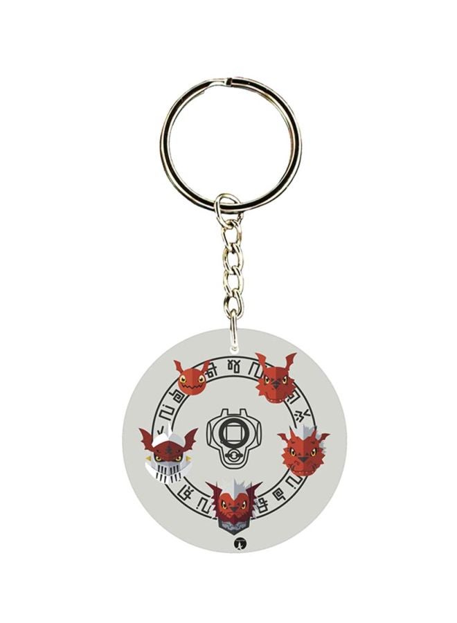 BP Digimon Anime Printed Keychain