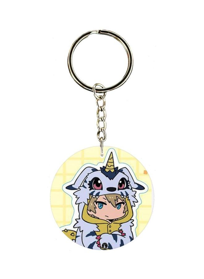 بي بي سلسلة مفاتيح بطبعة على الوجهين من مسلسل الأنمي Digimon