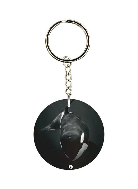 The Killer Whale Printed Keychain